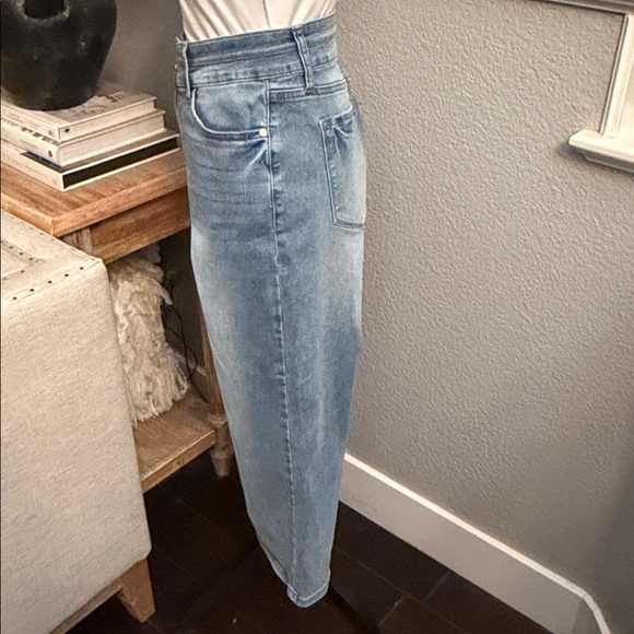 Judy Blue Double the Cool Cropped Wide Leg High Waist Jeans Size 30 - Picture 5 of 8
